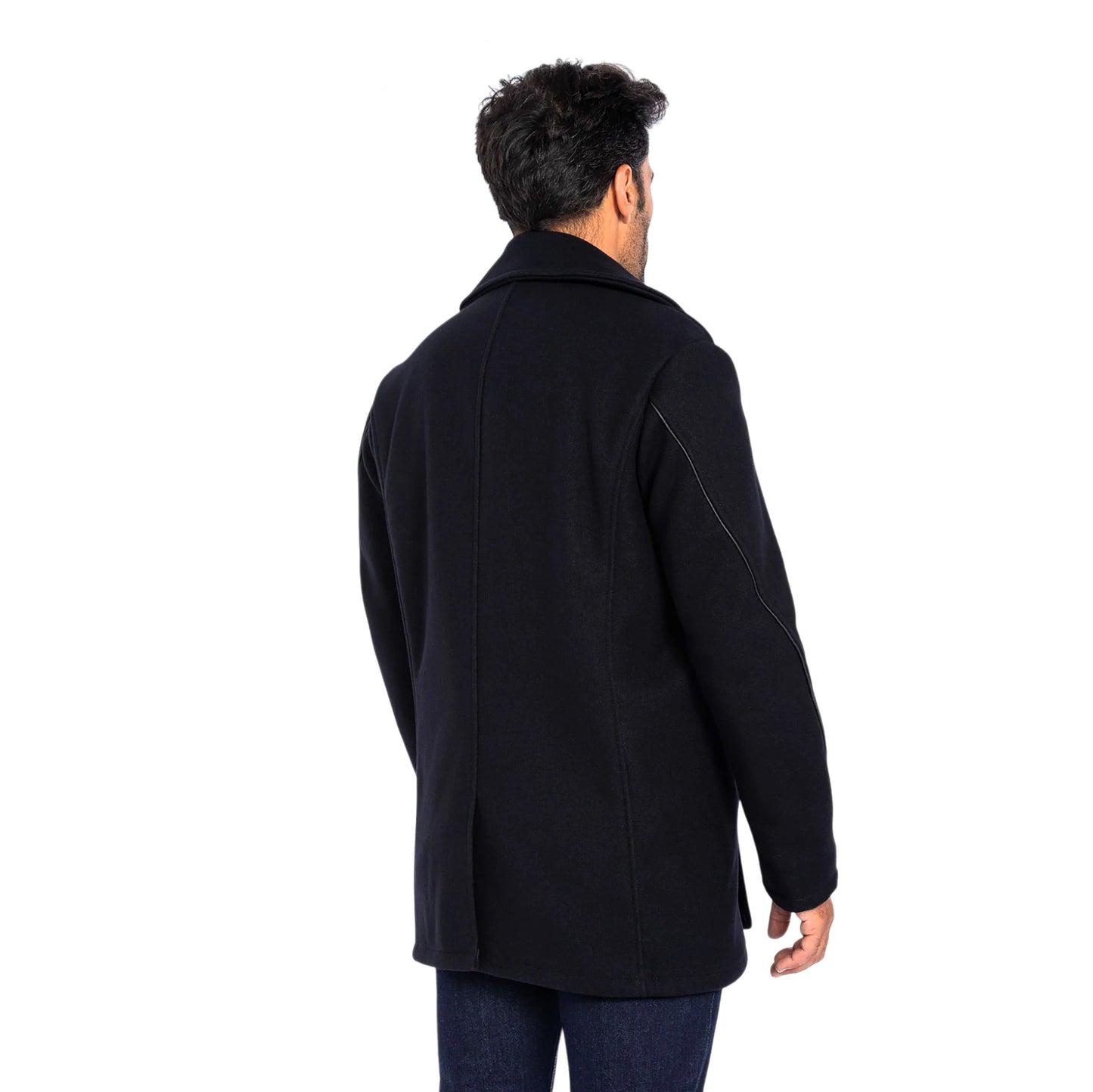 740C Peacoat wool - Navy