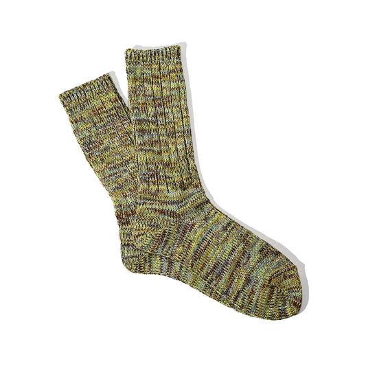 5 Color Crew Sock - Autum Grass