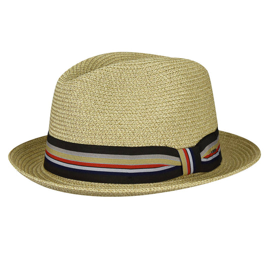 Bailey Salem Fedora Straw Hat - Natural