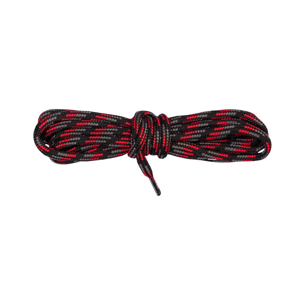 Bergal Round Mountain Boot Laces 120 cm - Black/Red/Grey
