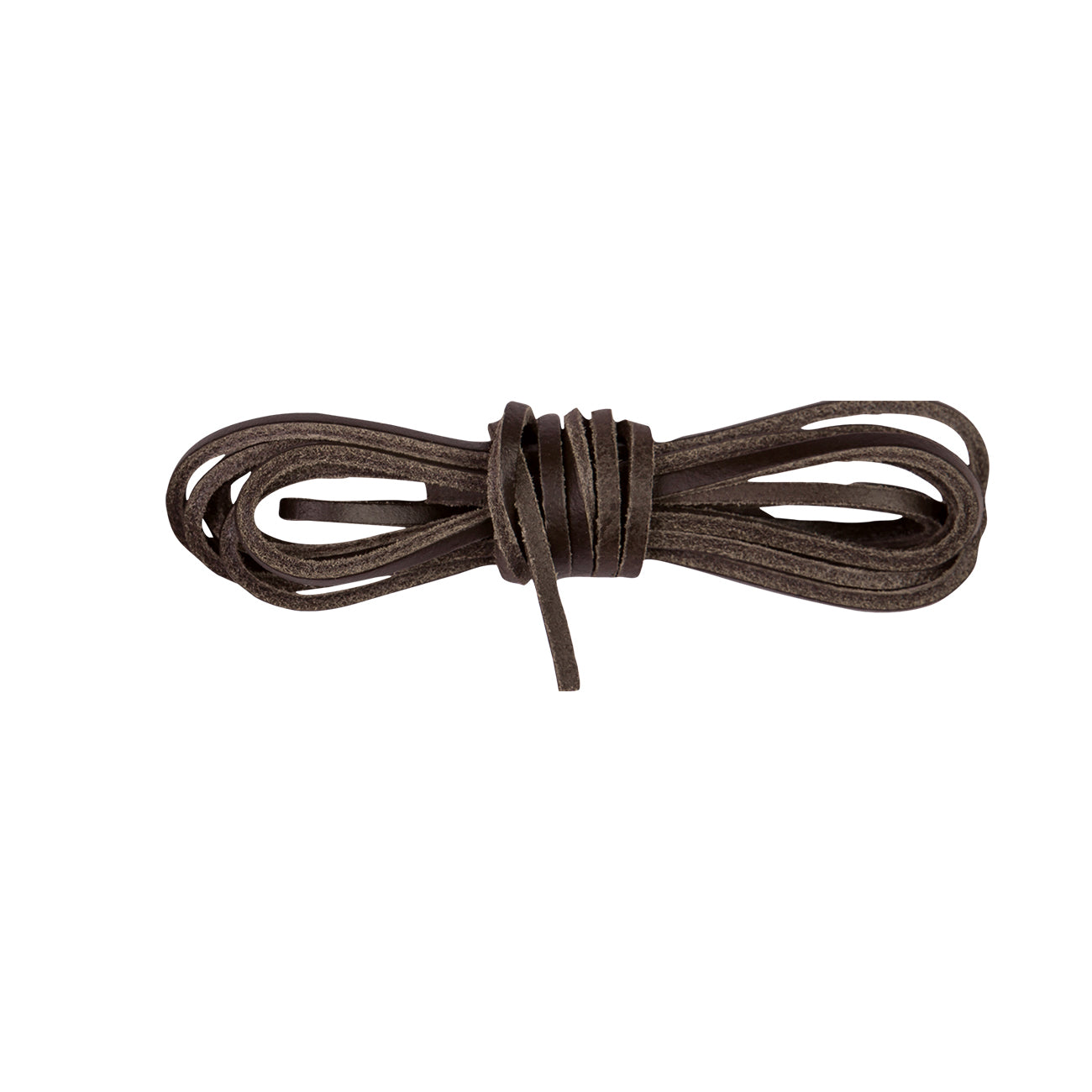 Bergal Leather Laces 120 cm - Brown