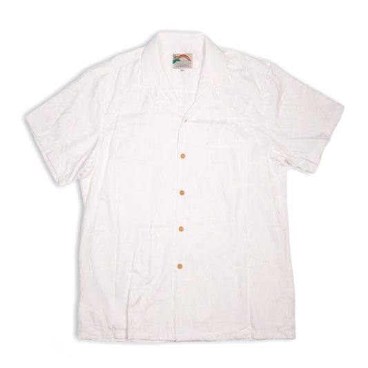 Paradise Found Hawaii Shirt Bamboo - White