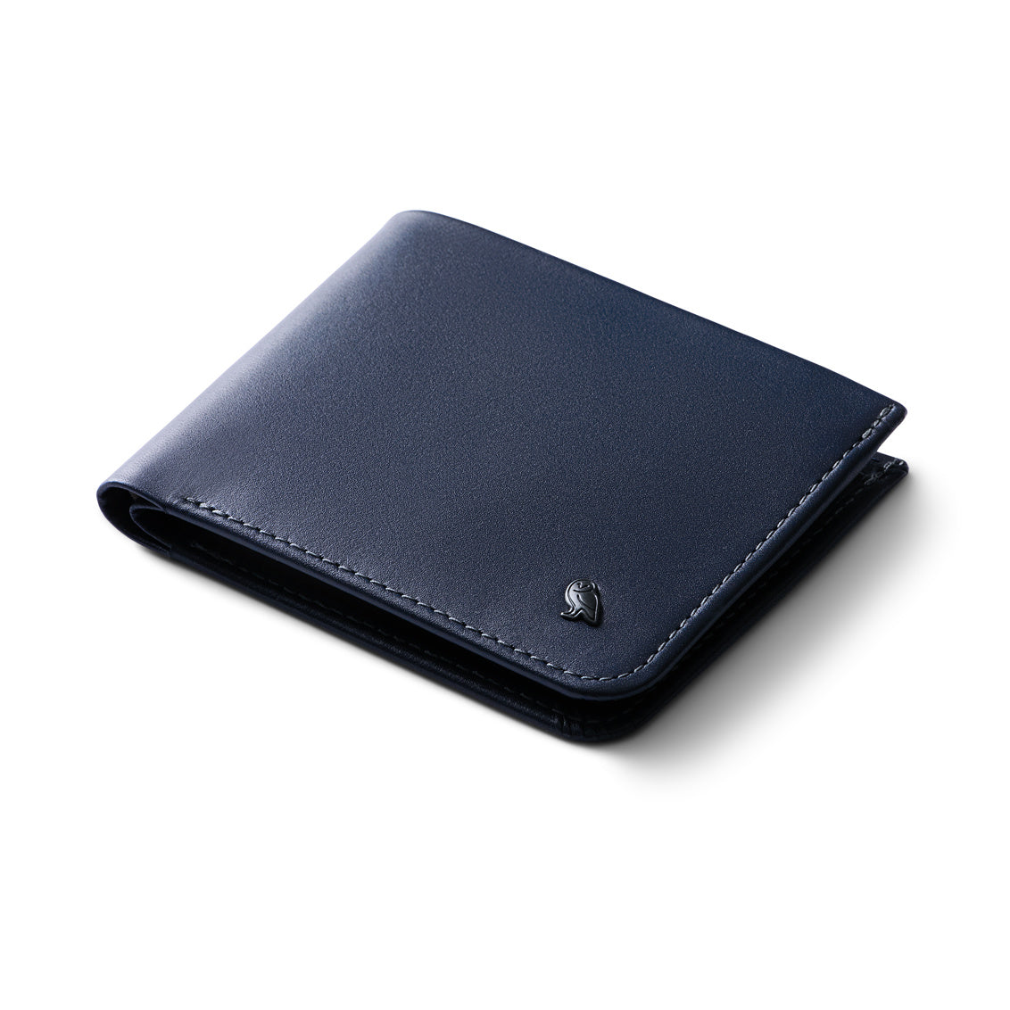 Hide & Seek Slim Leather Wallet navy
