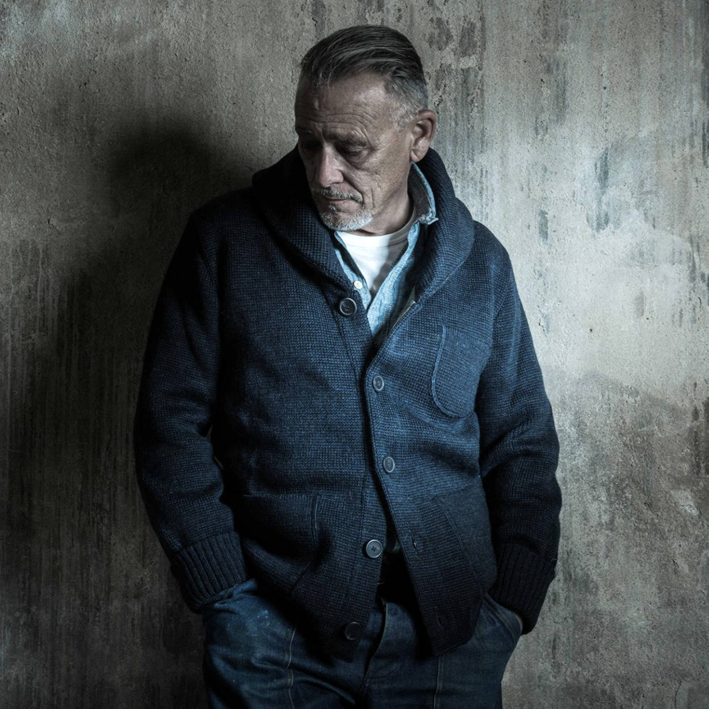 Cardigan Wool L´enfant du Malheur - Navy