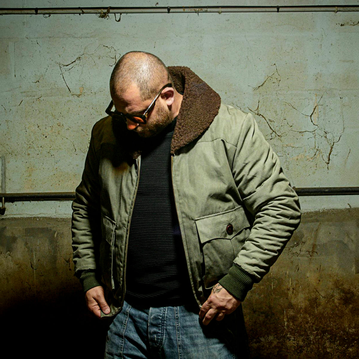 Fleurs de Bagne B-10 Flight Jacket | Khaki Military Jacket