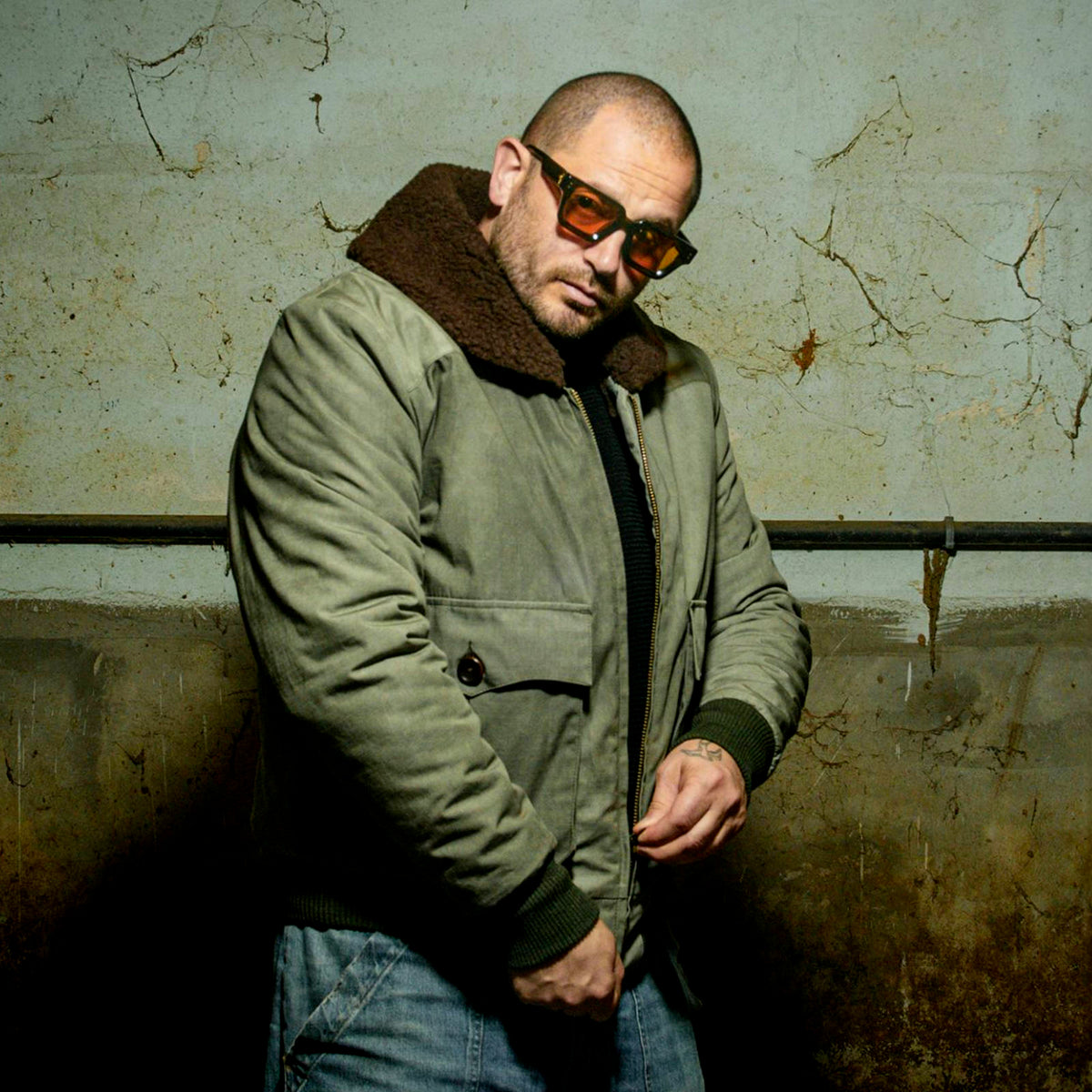 Fleurs de Bagne B-10 Flight Jacket | Khaki Military Jacket