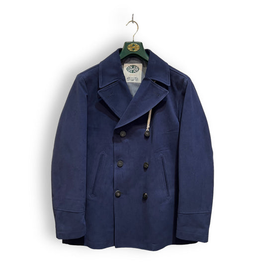 Bridge Peacoat Brushed Cotton - Navy