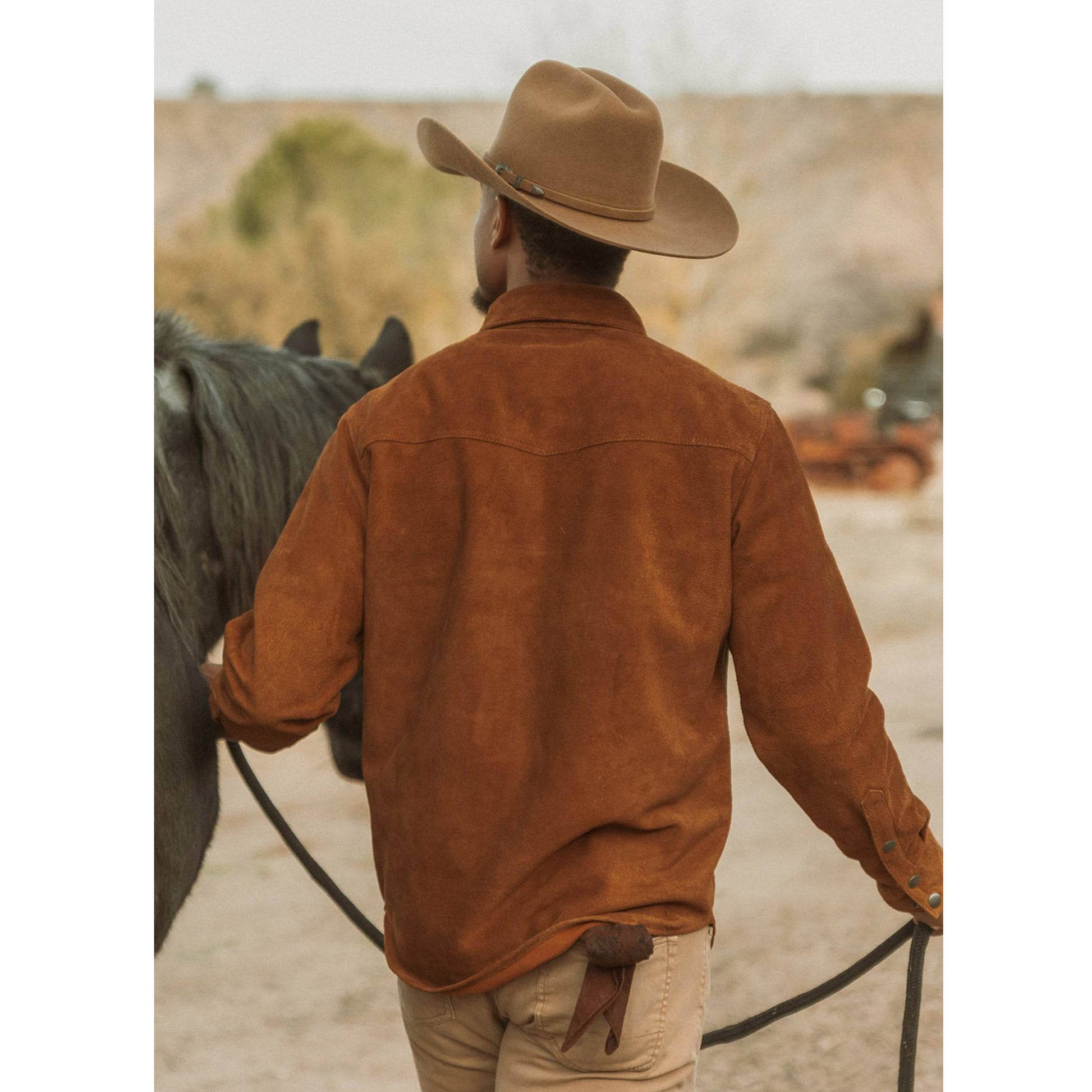 Iron & Resin Buffalo Fence Shirt Jacket - Buckskin