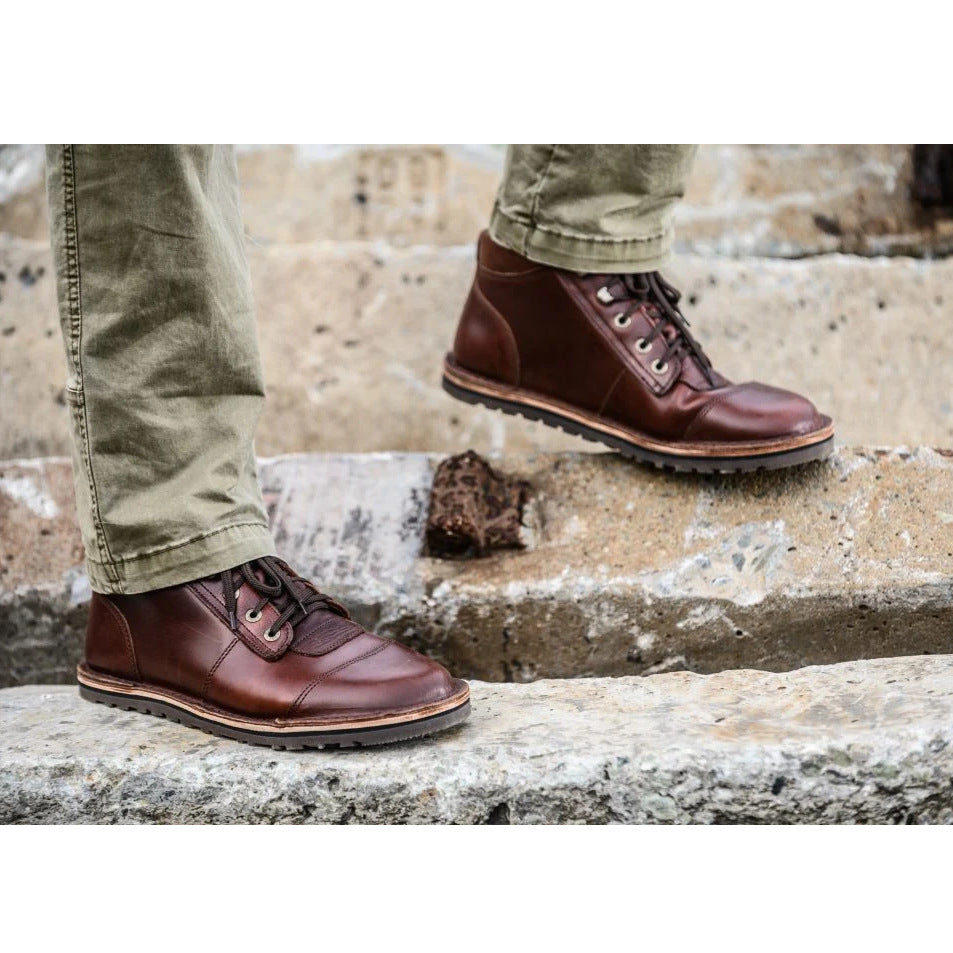 African Ranger Barefoot - Chestnut Veg Tan