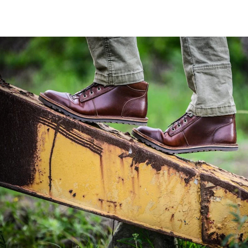 African Ranger Barefoot - Chestnut Veg Tan