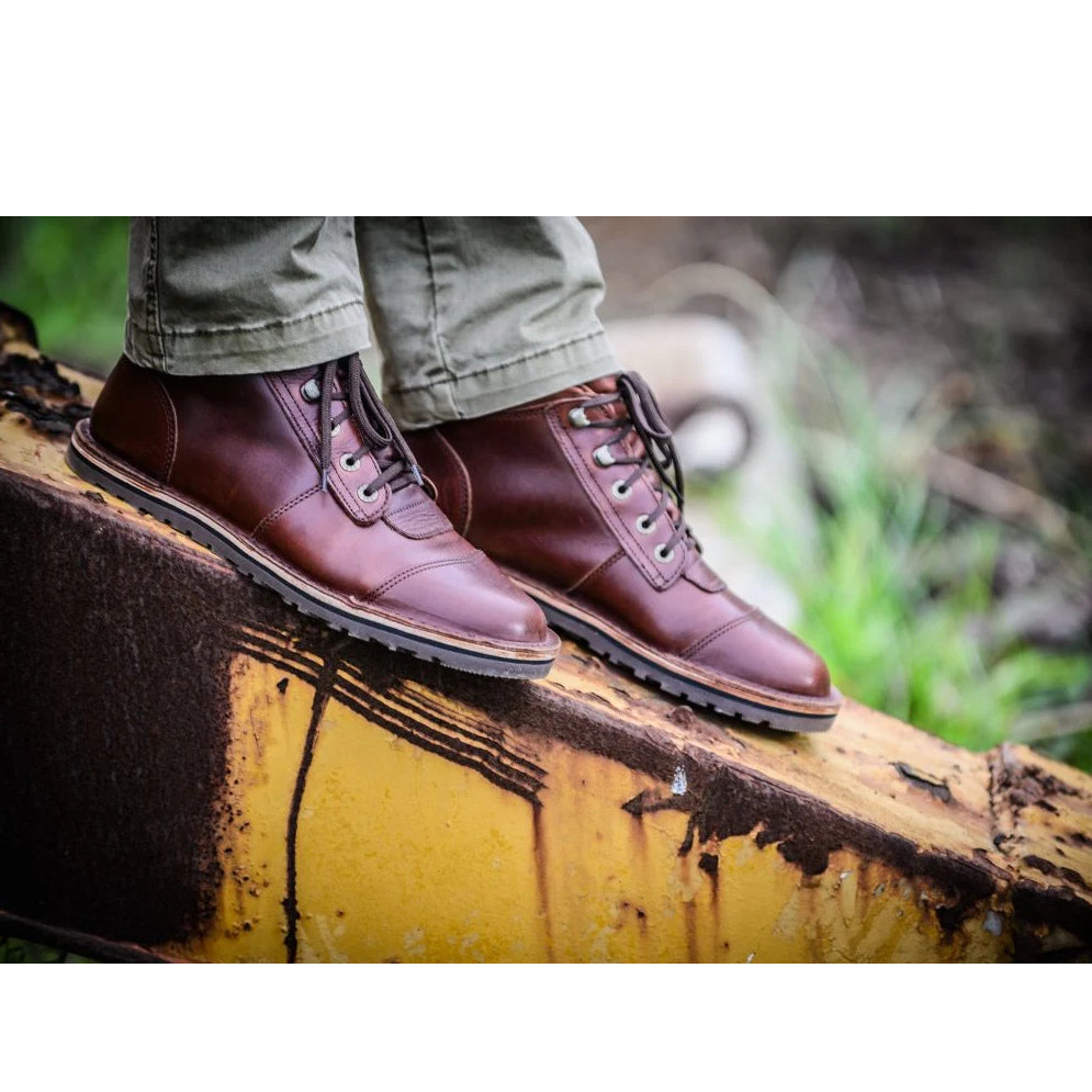 African Ranger Barefoot - Chestnut Veg Tan