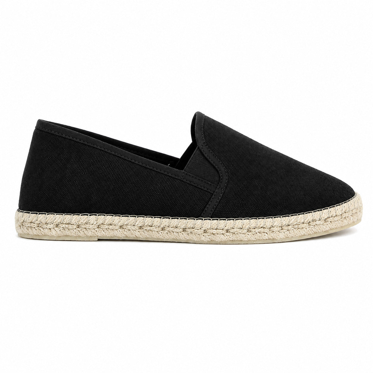 Espadrille Slip On - Noir