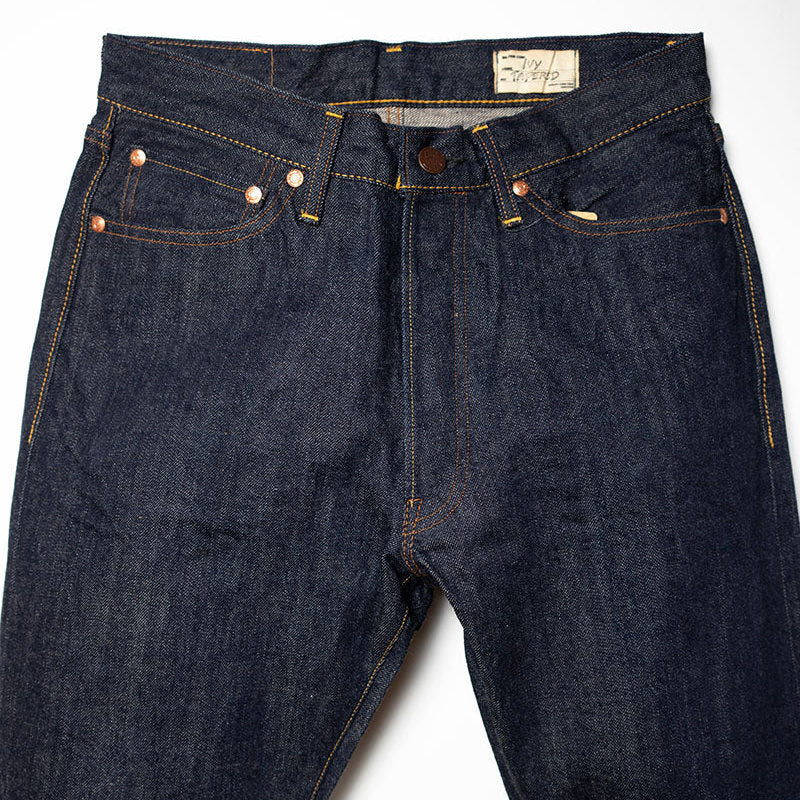 Big John M114J IVY tapered fit Japanese selvedge denim jeans front