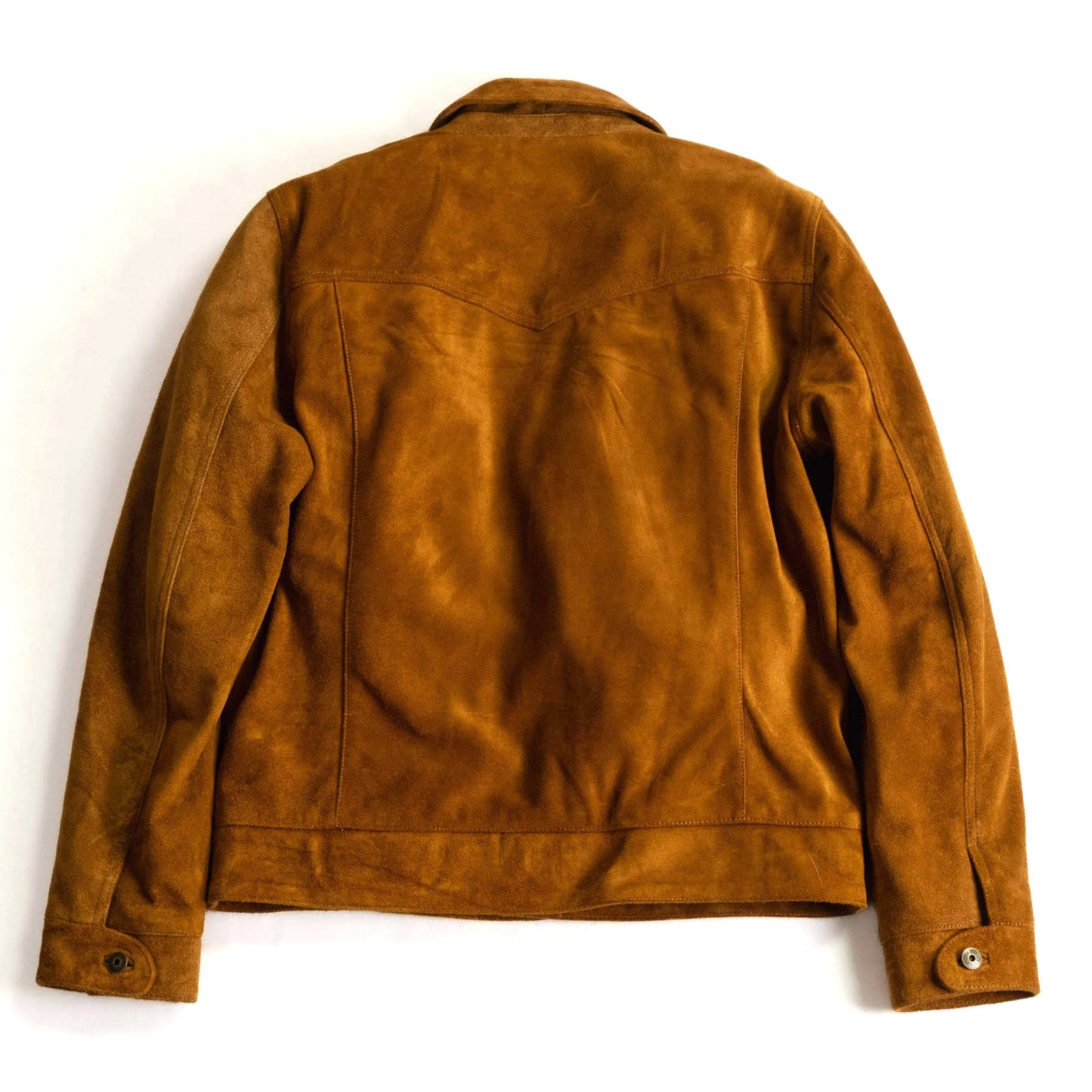 Iron & Resin Douglas Buffalo Suede Jacket - Cognac