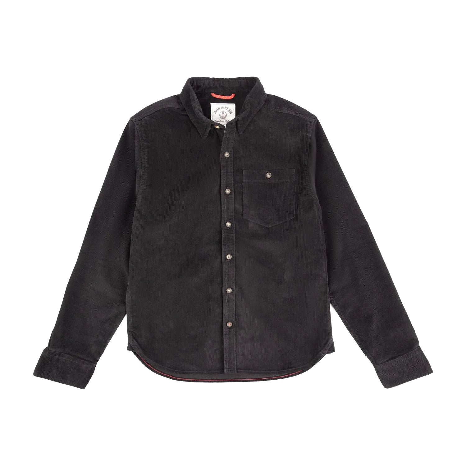 Iron & Resin Drifter Corduroy Shirt - Timeless Black