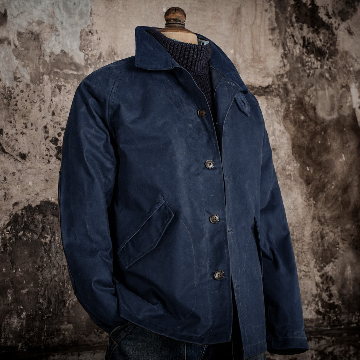 Le Falot Waxed - Navy