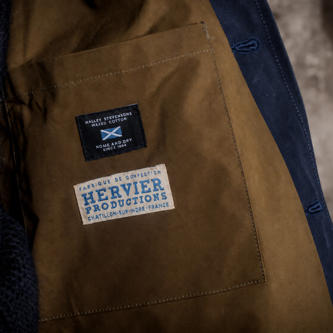 Le Falot Waxed - Navy