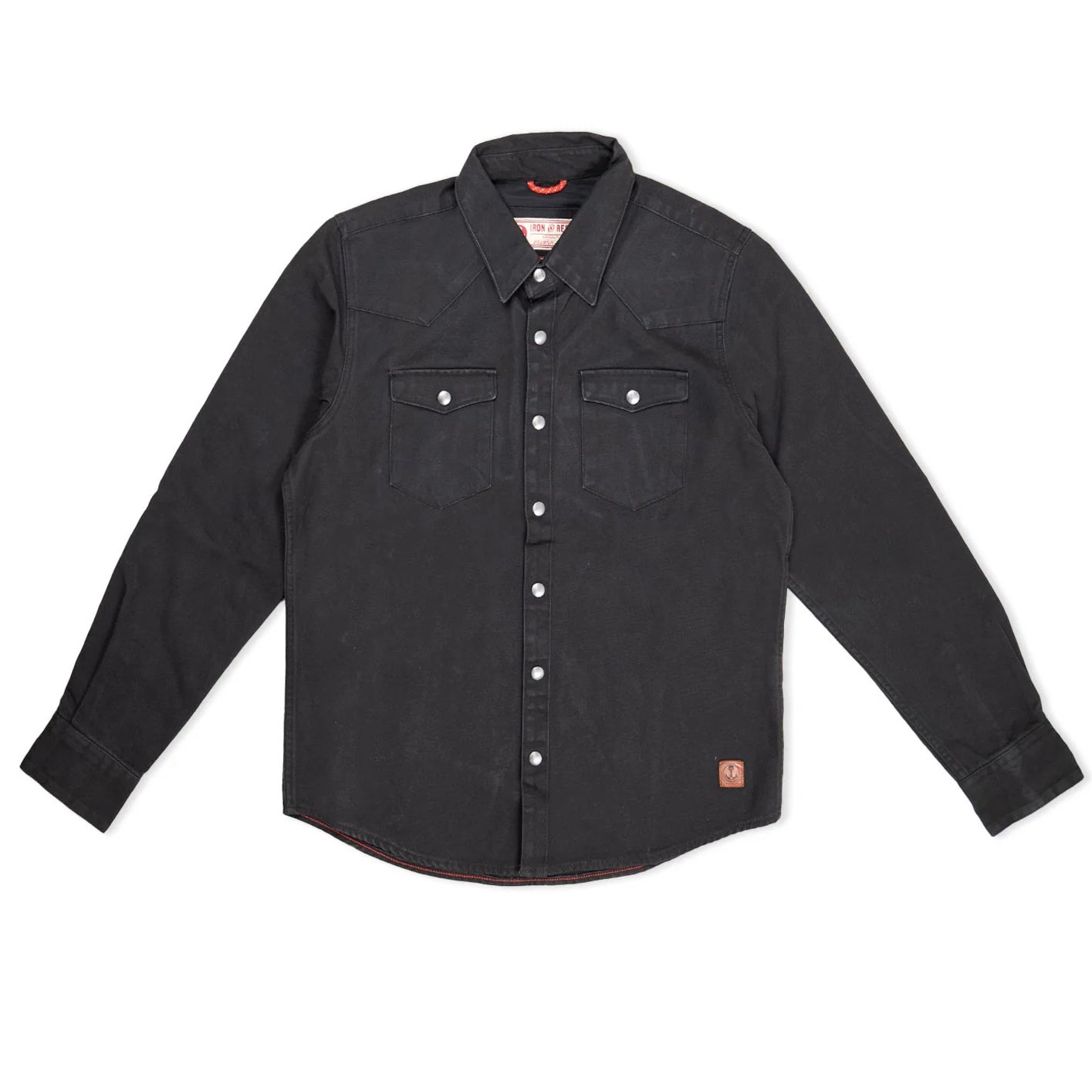 Iron and Resin Fenceline Canvas Shirt Black Raw