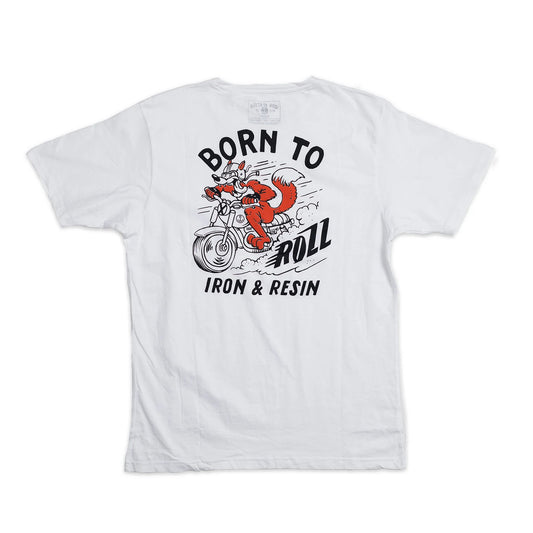 Iron & Resin Foxy Moto Pocket Tee - White