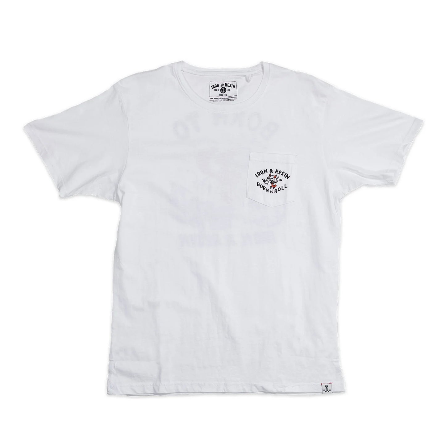 Foxy Moto Pocket T-Shirt – Weiß