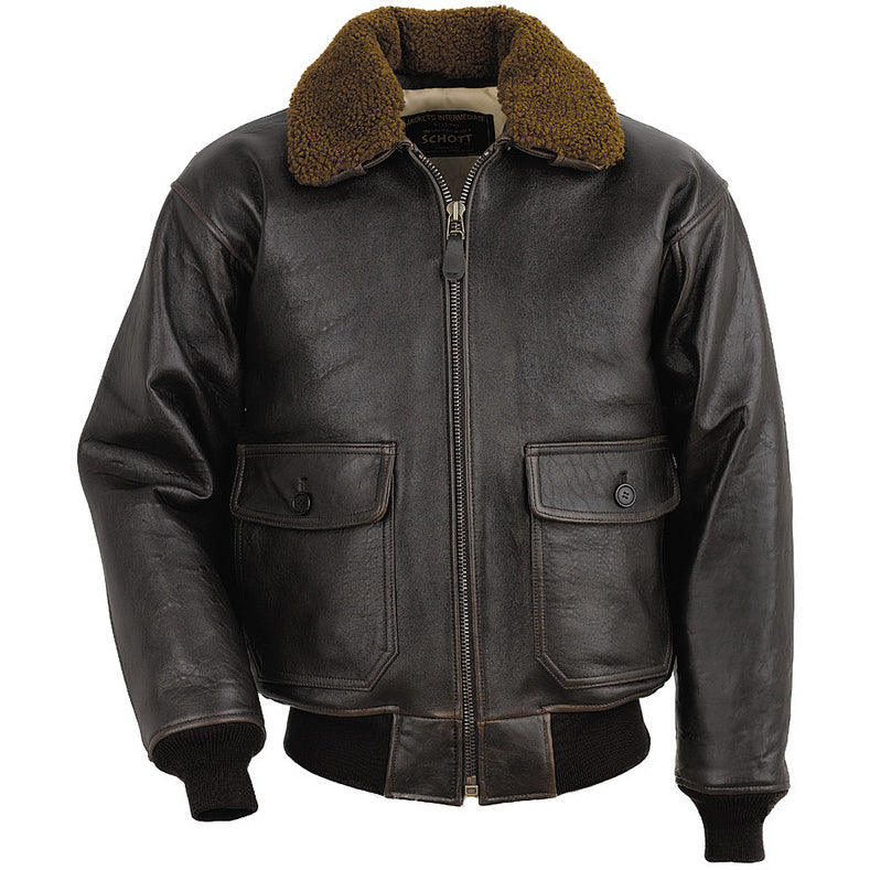 Schott G-1 Wings of Gold Lambskin Pilot Jacket