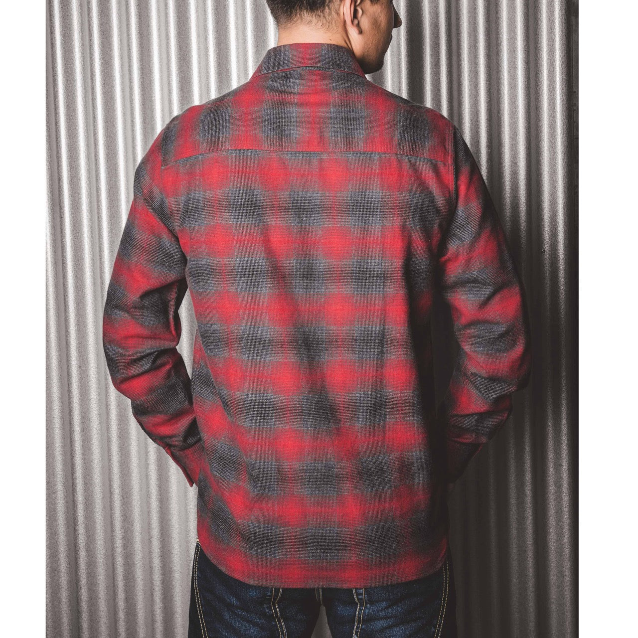 Pike Brother 1943 CPO Flannel - Tijuana Red back