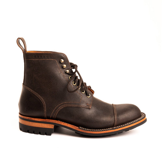 Tukano Cap Toe - Waxy Dark Brown (V2)