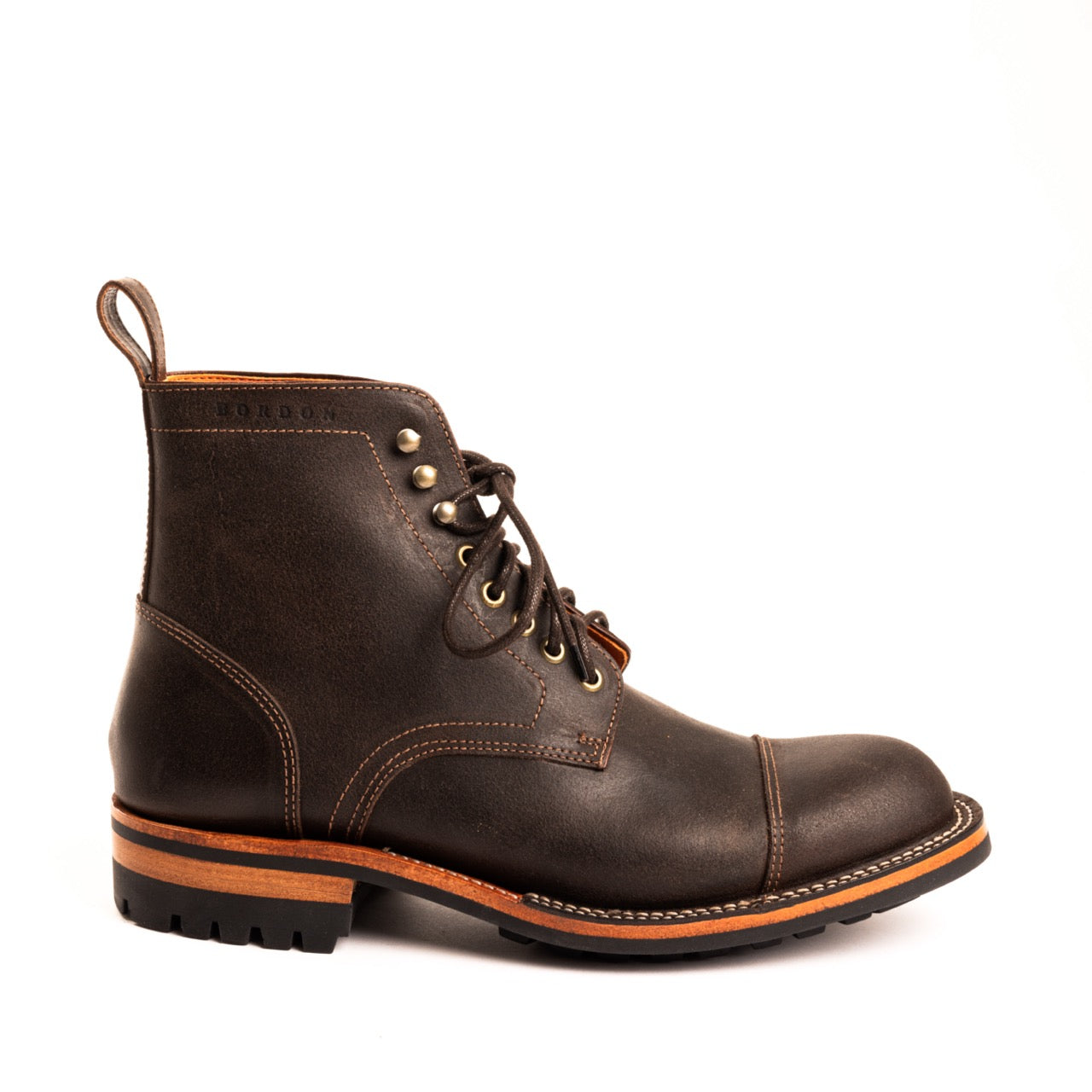 Tukano Cap Toe Waxy Dark Brown