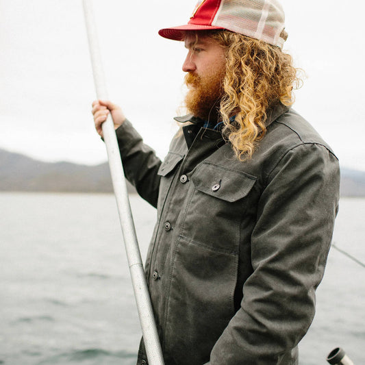 Mechanic Jacket Wax - Charcoal