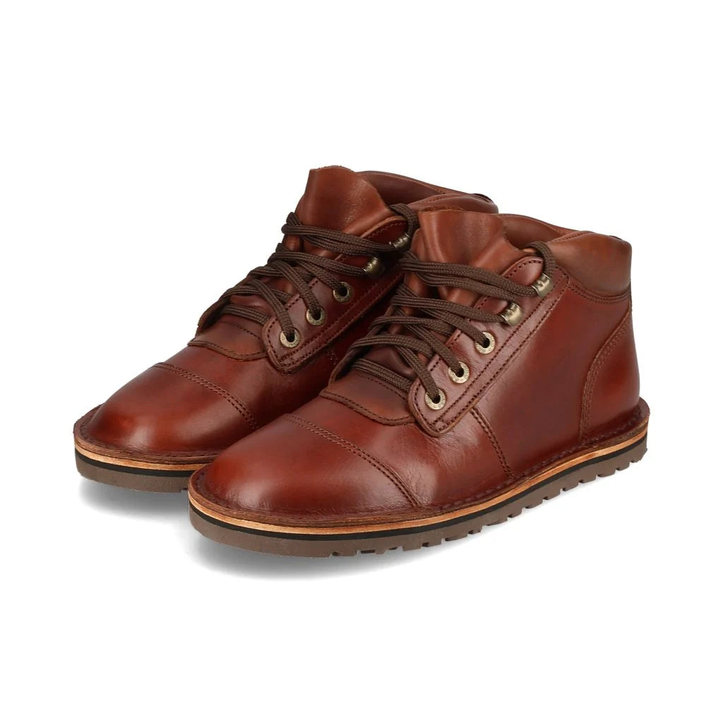 Jim Green African Ranger Barefoot - Chestnut Veg Tan