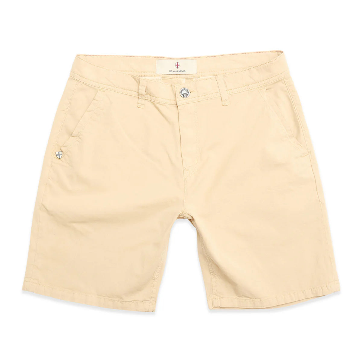 Blue de Genes Menzino Vecchio Shorts - Pale Khaki