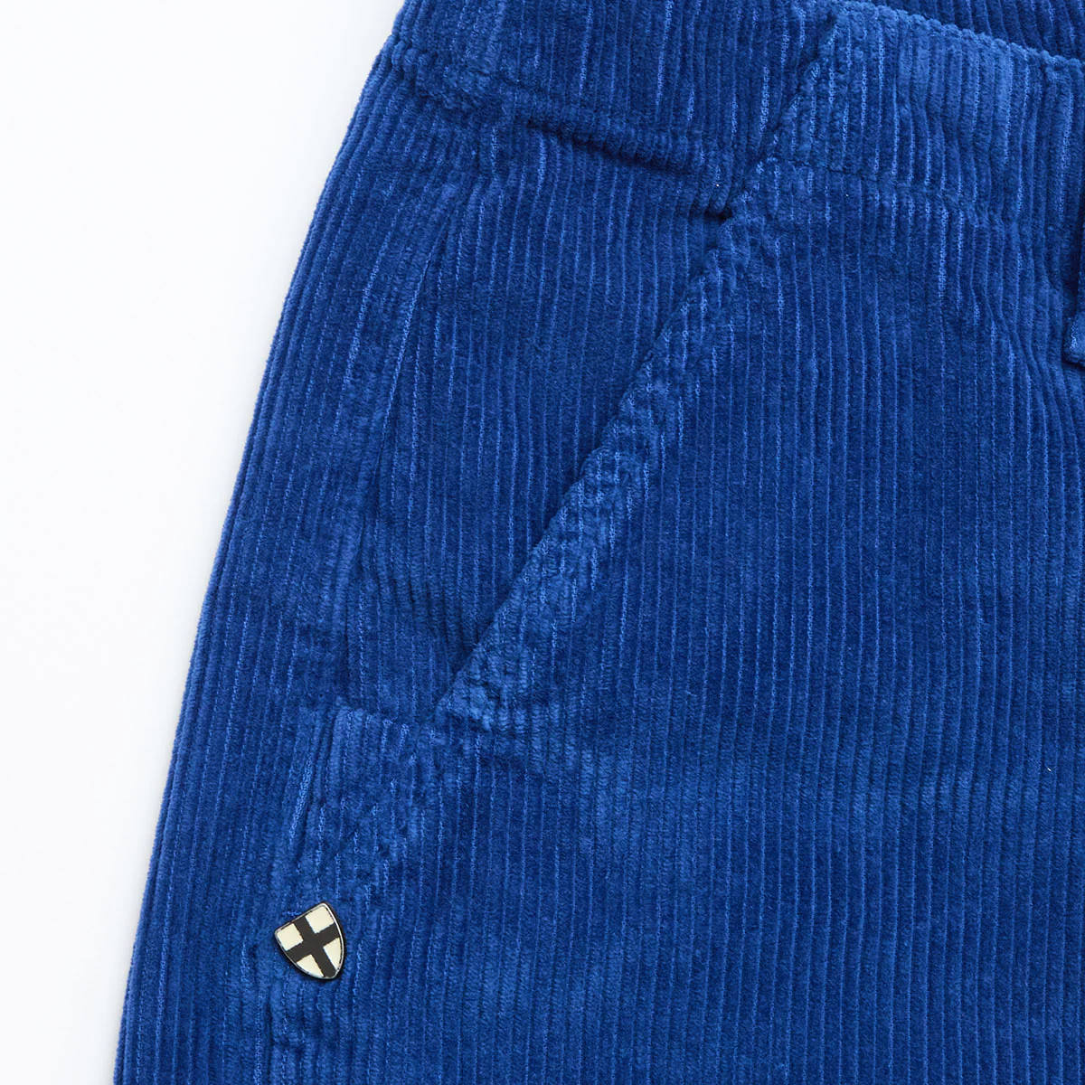 Blue de Gênes Floyd Cord Shorts Navy Peony