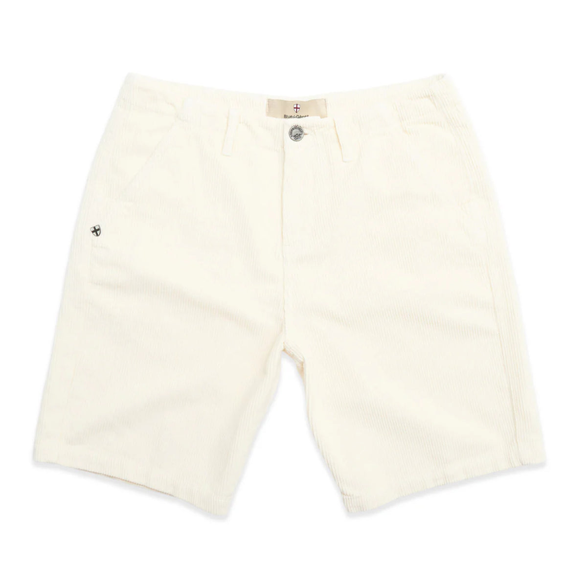 Blue de Gênes Floyd Cord Shorts Shalk