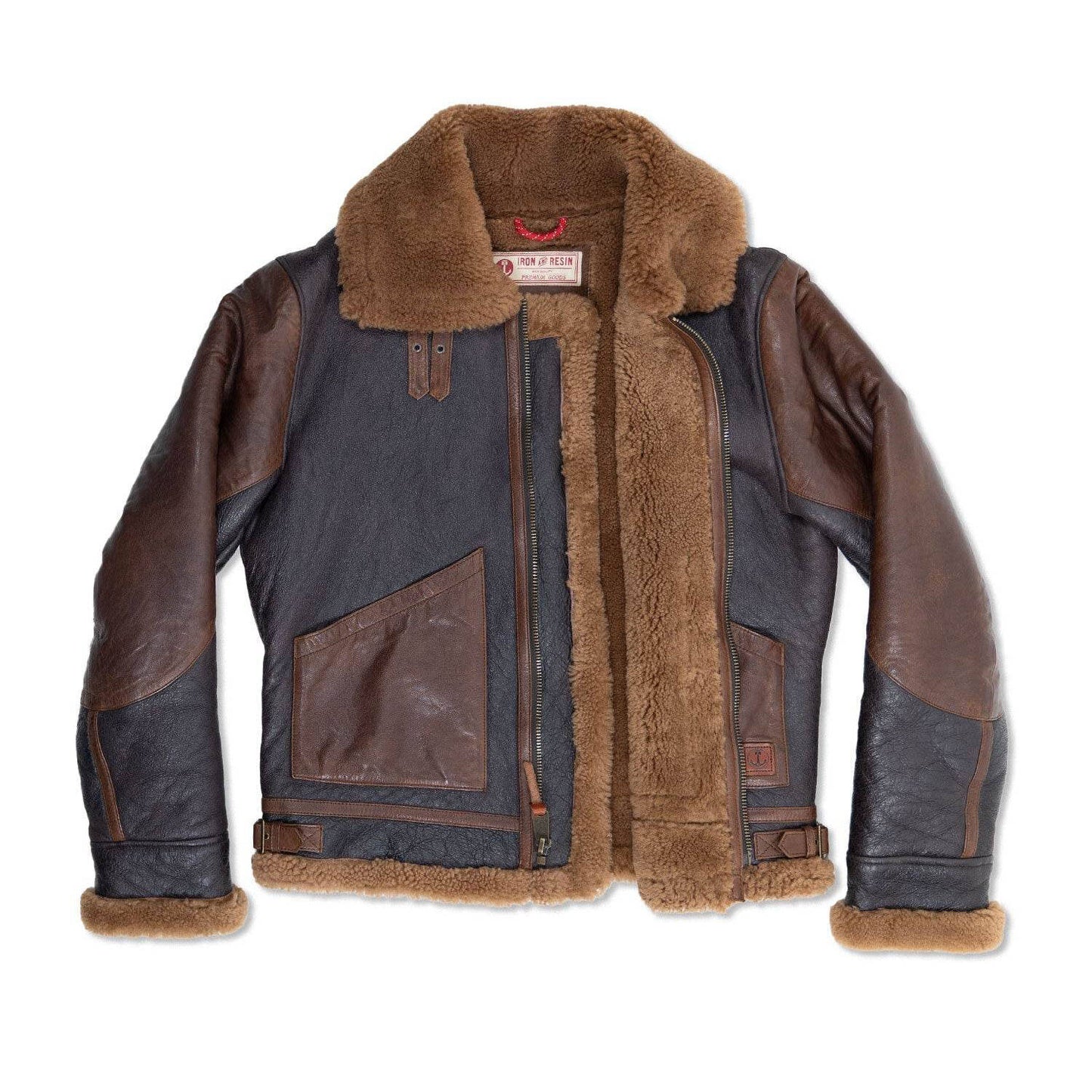 Kavalan-Lammleder - Cognac-Tabak