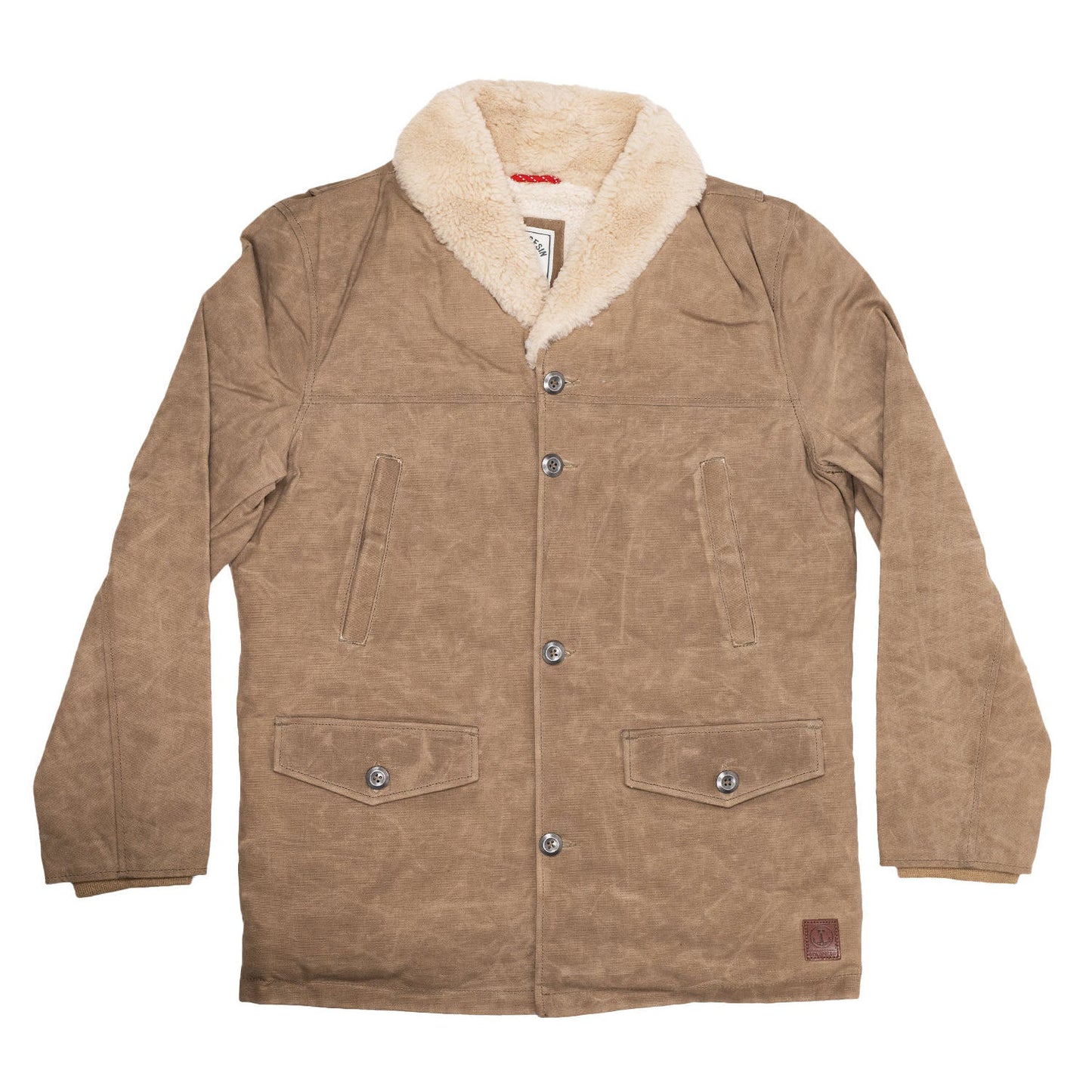 Iron and Resin Lincoln Waxed Canvas Jacket - Tan