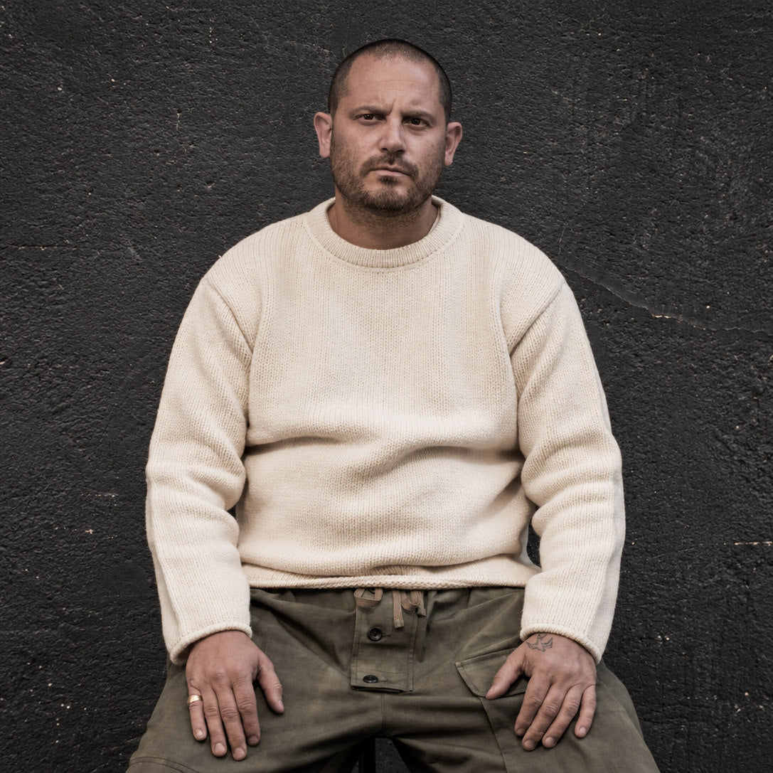 Fleurs de Bagne Mataf | Natural Wool Fisherman Sweater