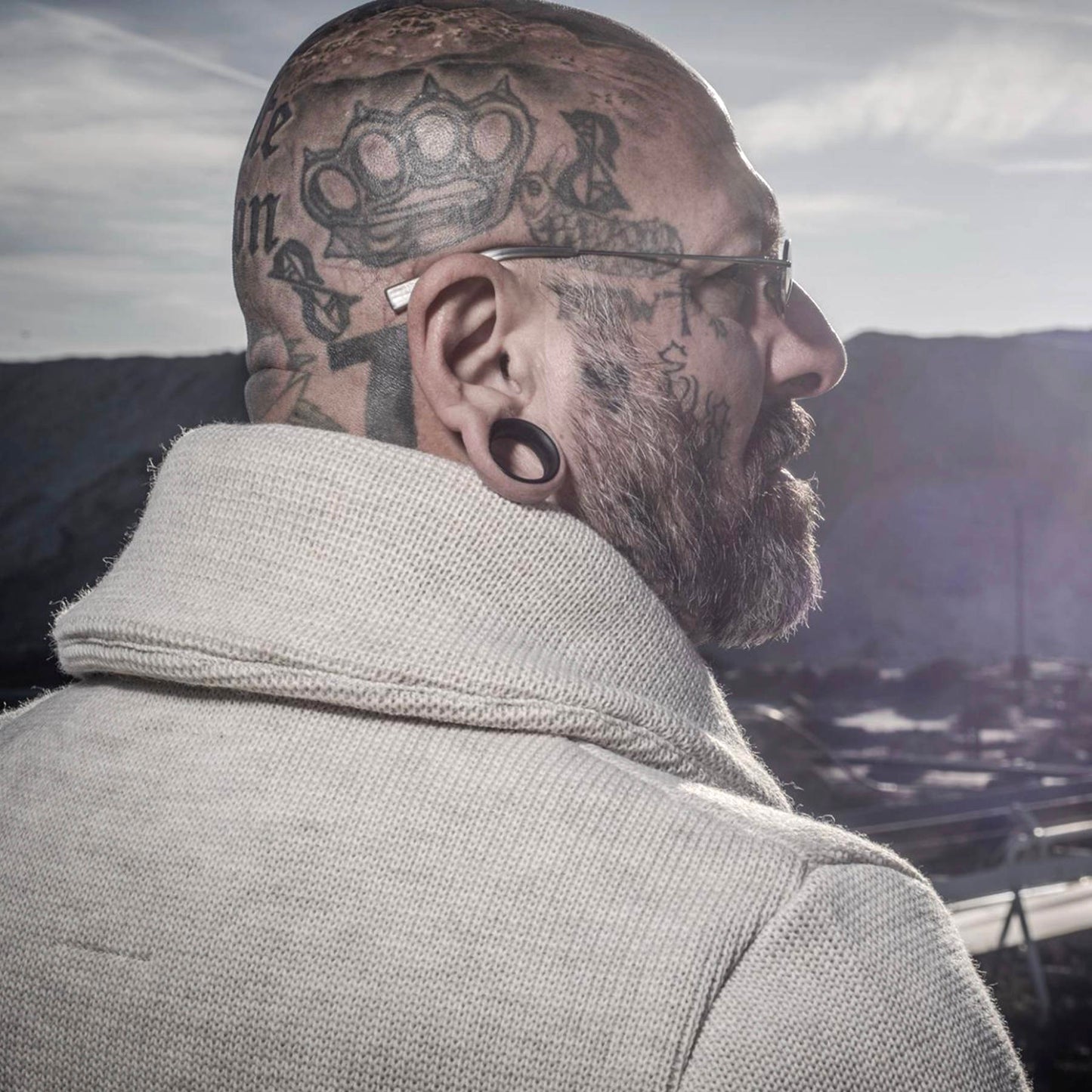 Cardigan Wool L´enfant du Malheur - Natural