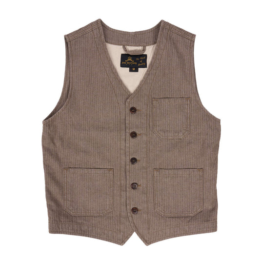 pike brothers 1937 Roamer Vest HBT - Brown