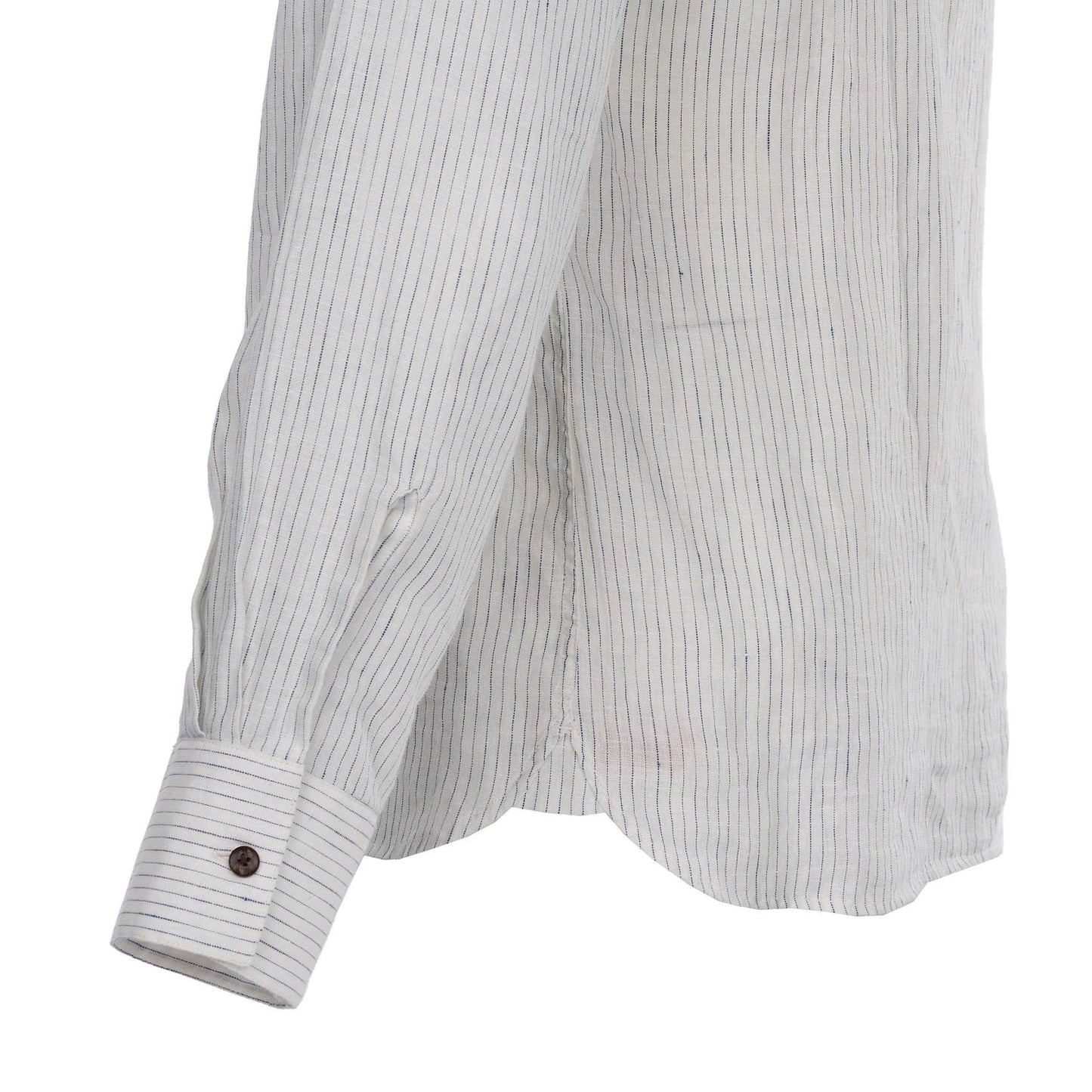 1923 Buccanoy Linen Shirt - White Blue