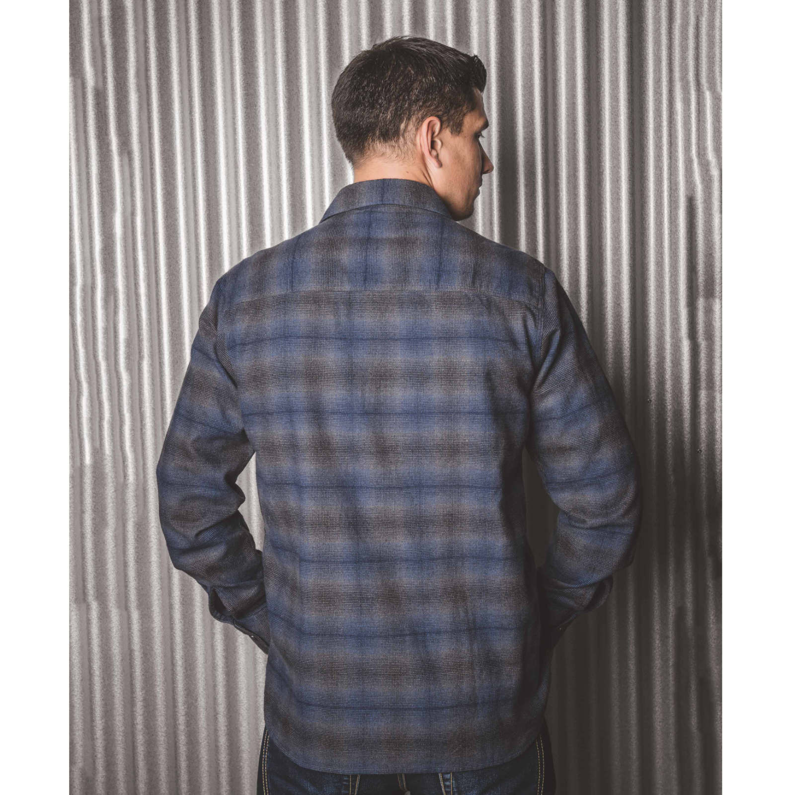 Pike Brother 1943 CPO Flannel - Tijuana Blue