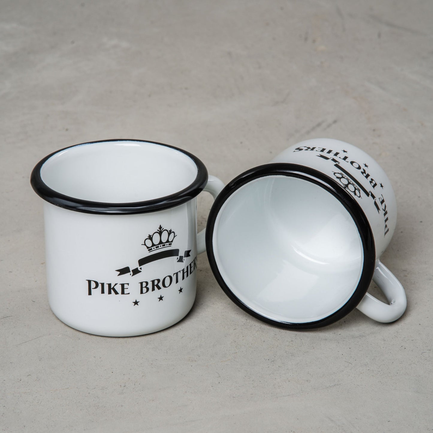 Pike Brothers 1951 Enamel Mug - White