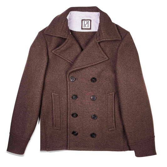 Puristic Projekt M02 Wool Peacoat - Braun