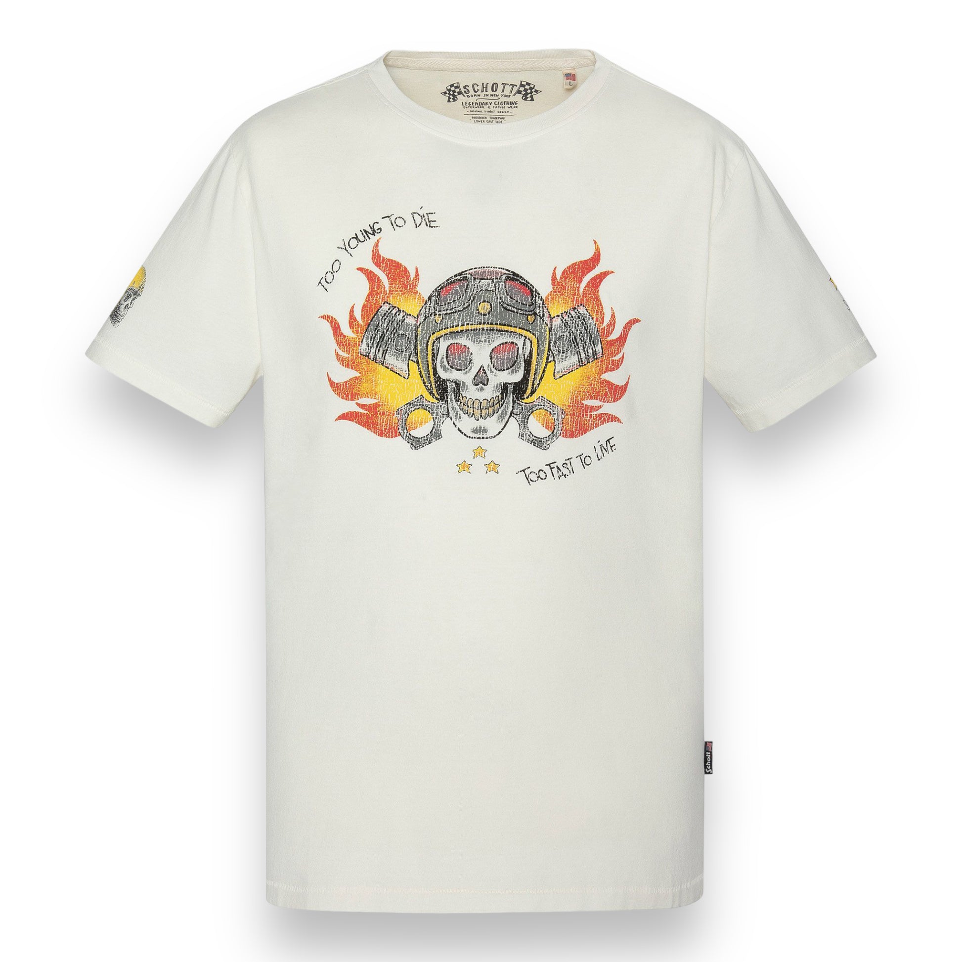 Schott Braden T-Shirt - Off White