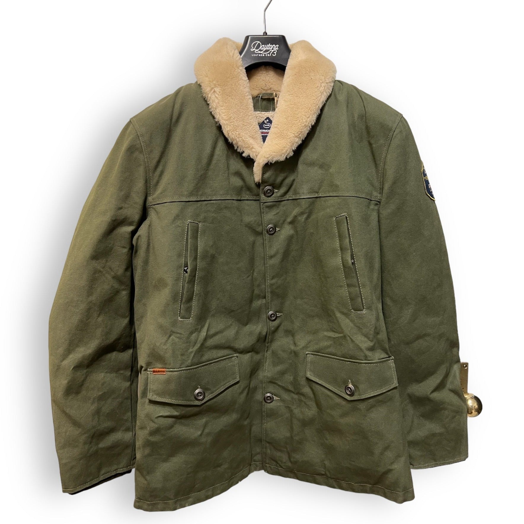 Lincoln Canvas Waxed Jacket - khaki