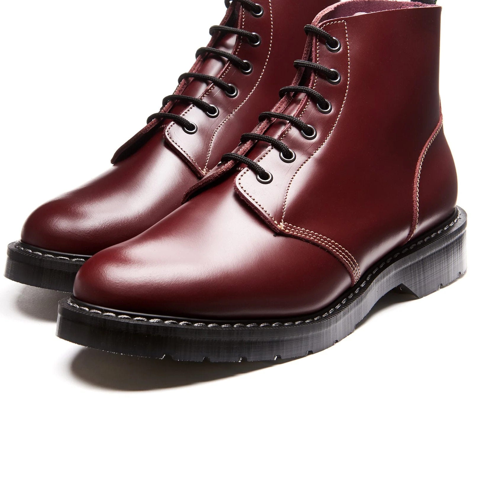 Astronaut Boot 6 Eye - Oxblood Hi-Shine