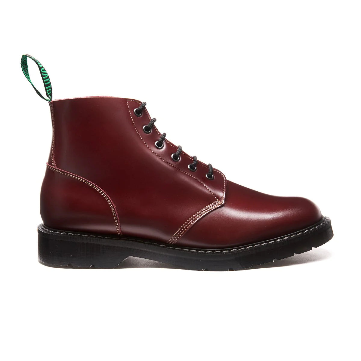 Astronaut Boot 6 Eye - Oxblood Hi-Shine