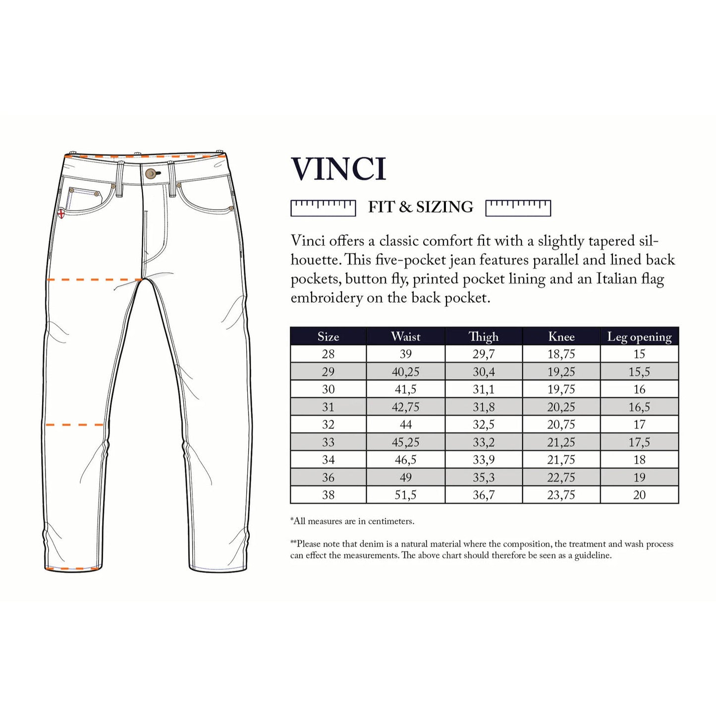 Vinci Vintage Dark Jeans