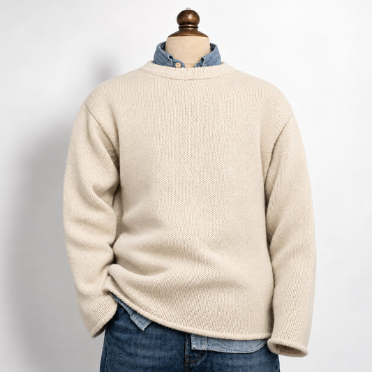 Fleurs de Bagne Mataf | Natural Wool Fisherman Sweater
