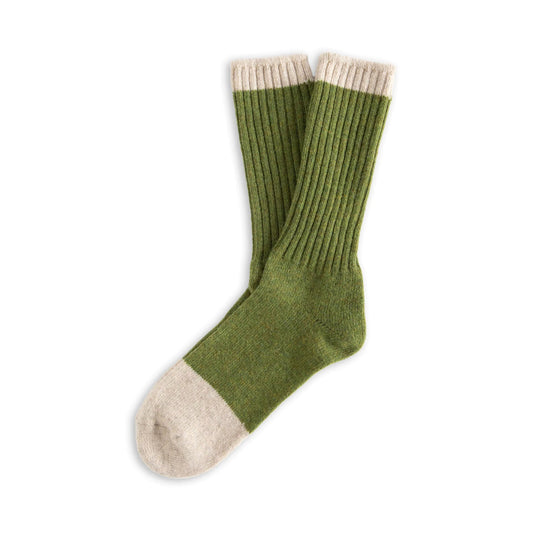 Thunders Love Wool Sock 2-Tone - Grass Green