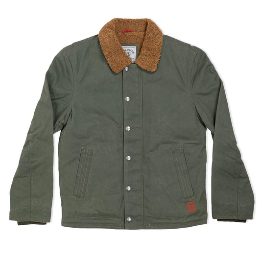 Iron and Resin Nautilus Wax Deck Jacket - Olive